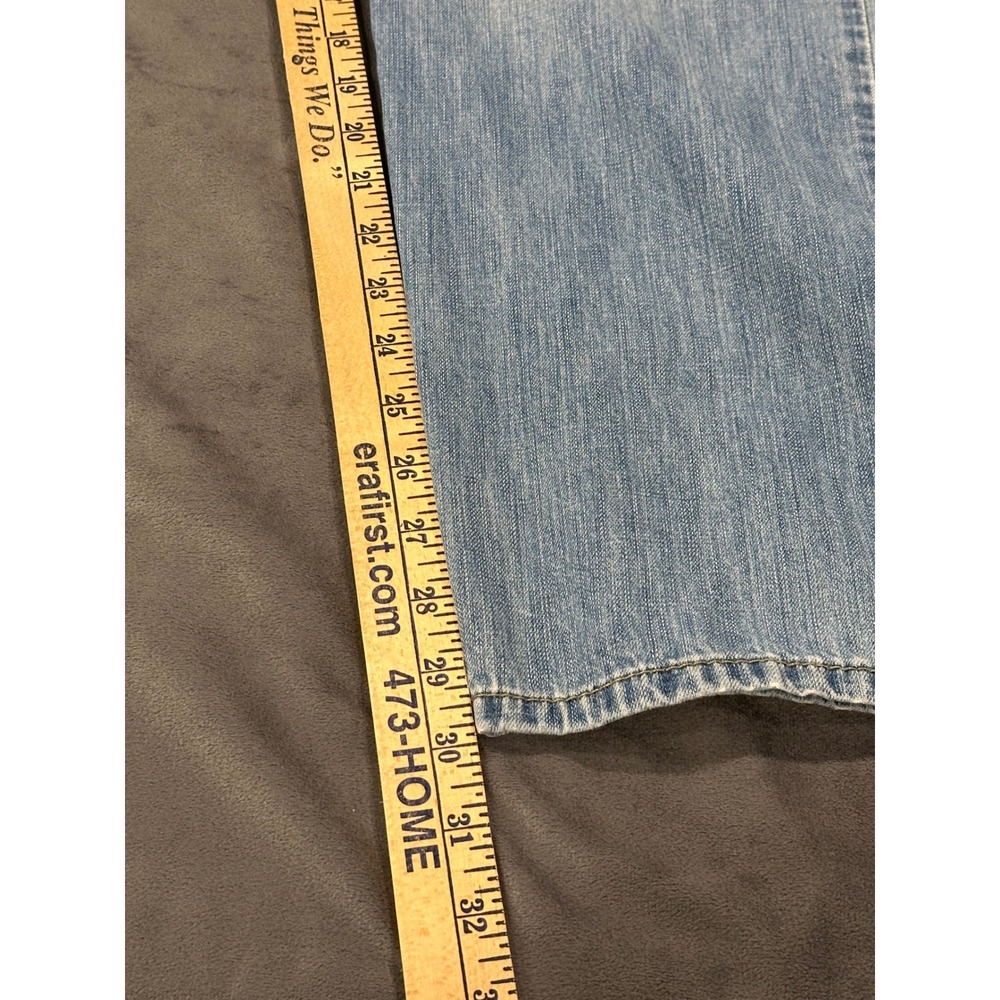 Levis 569 Loose Straight Leg Jeans Mens 38x32 Light Wash Denim Blue - Picture 6 of 8